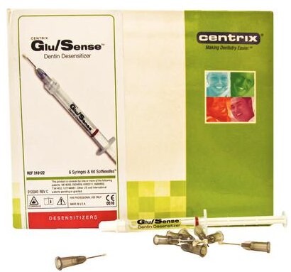 Glu/Sense HEMA Glutaraldehyde Dentin Desensitizer, Syringe Kit, 6/Pk, 310122 thumbnail 5