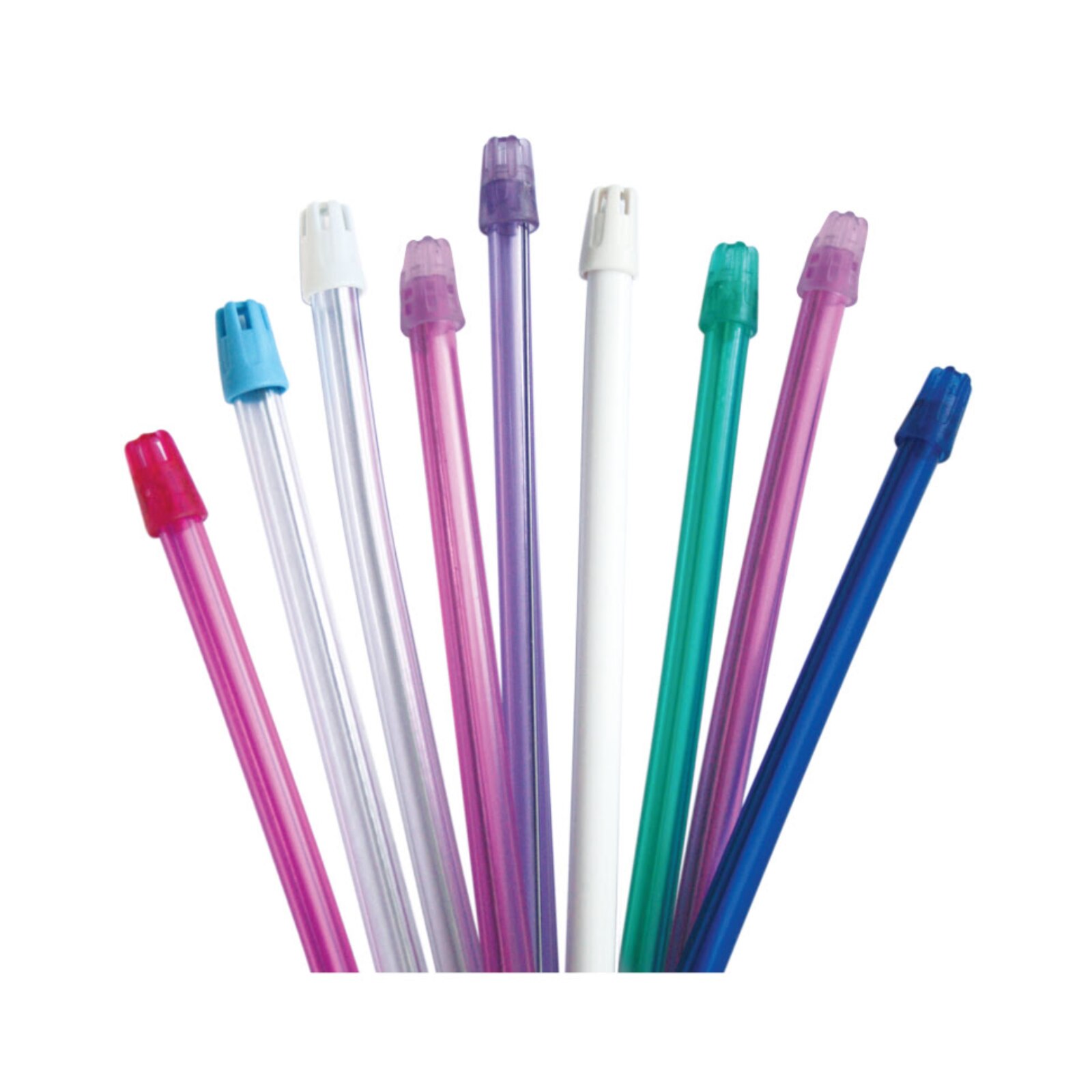 SafeBasics Flexible Saliva Ejectors, 6", Latex-Free, Pink/Pink, 105/Pk, 711 product image