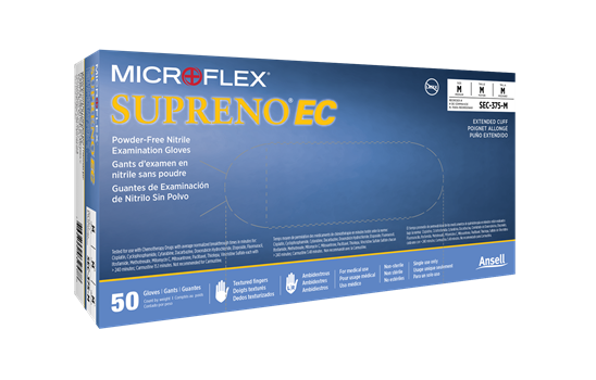 Microflex - Supreno EC PF Nitrile Glove Medium 50/Bx thumbnail 2