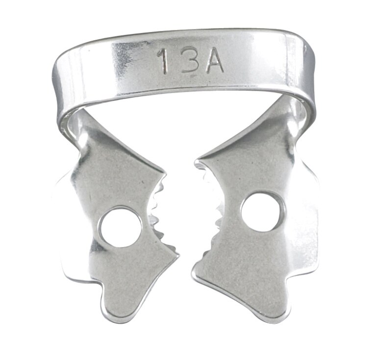 Rubber Dam Clamp, # 13A, Winged, Lower Molars, 1/Pk, 76D-13A thumbnail 7