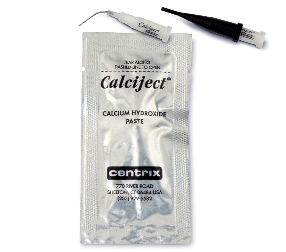 Calciject Calcium Hydroxide Temporary Sealing Paste with 0.2 g Tips, 24/Pk, 320003 product image