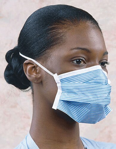 Critical Cover PFL Headband Face Masks, with Single Headband, Blue, 300/Pk, 108 thumbnail 8