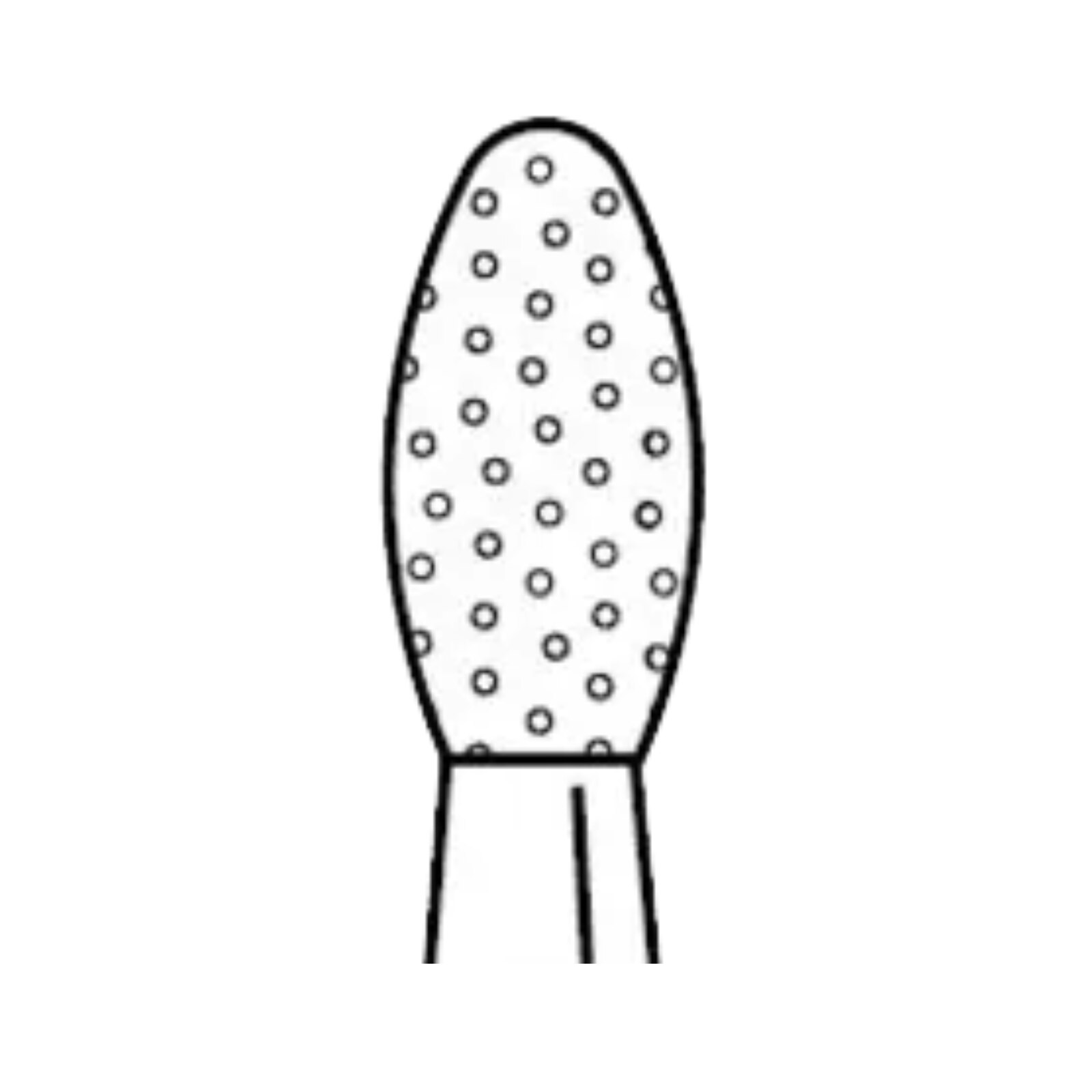 Two Striper Diamond Burs, FG, KS Cylinder, Egg, 287.4, 2.3 mm, Fine, Red, 5/Pk, 2015982 thumbnail 9