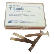 T-Bands S/S Straight Assorted 100/bx