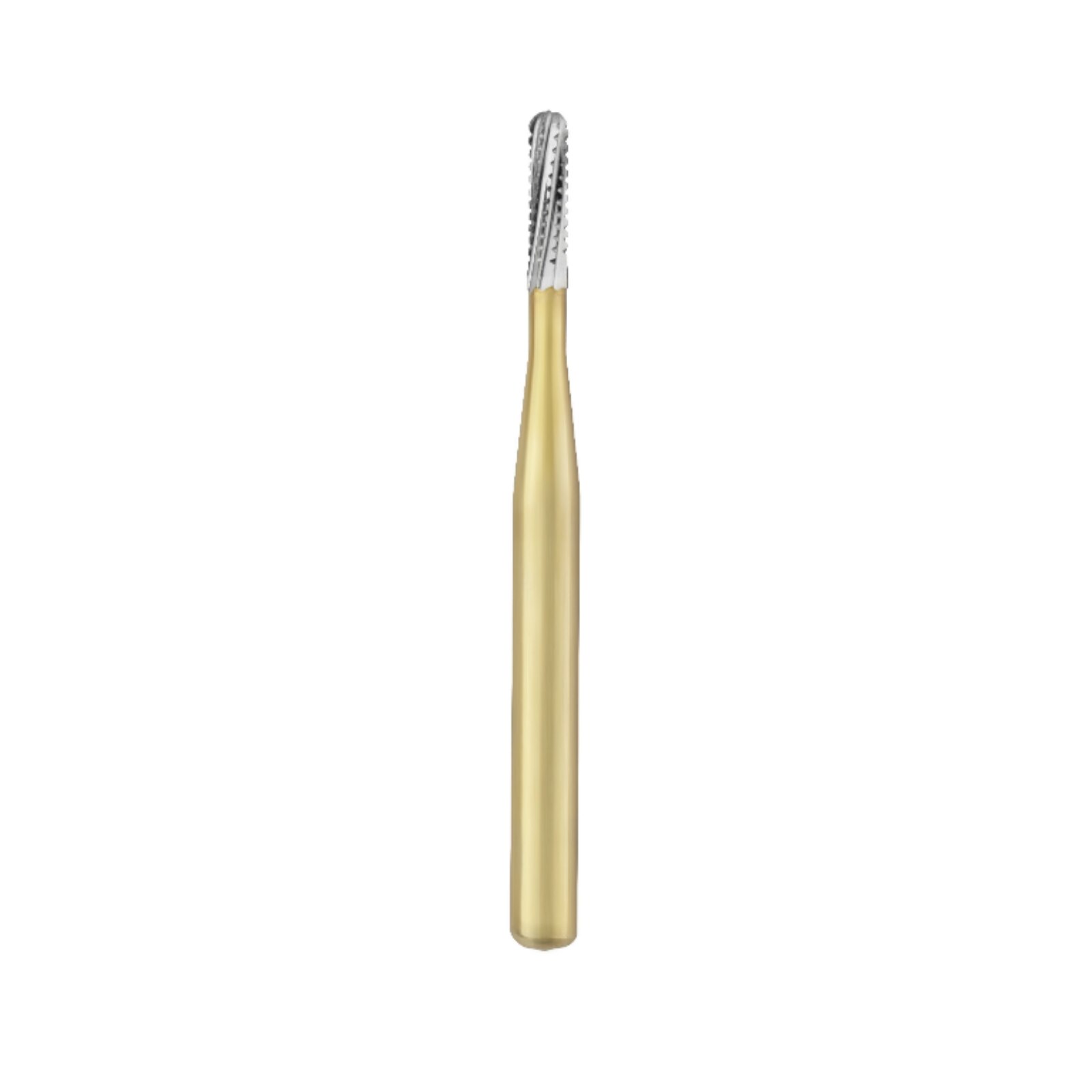 Great White Gold Series Carbide Burs, FG, Straight Cross Cut Fissure, # 1557, 100/Pk, 13092 thumbnail 10