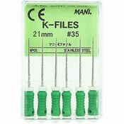 Mani K-Files 21mm #35 6/Bx