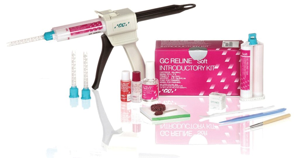 GC Reline II Soft Liner Extra Soft Cartridge Refill 57 Gm 48mL product image