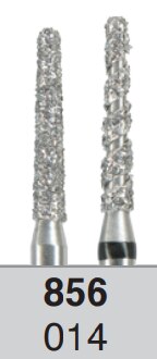 NTI Diamond Bur Friction Grip Short Shank Medium 856-014C 5/Pk thumbnail 4