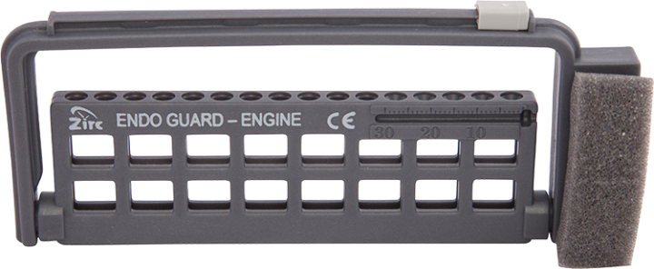 Steri-Endo Guard, 16-Hole, for Engine and Hand Files, 5 3/8" x 3/8" x 2 3/16", Gray, 1/Pk, 50Z452I thumbnail 5