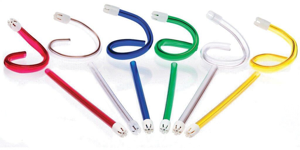 Flexo Disposable Saliva Ejectors, Plastic, Fixed Tips, Clear w/ White, 100/Pk, 1662215 thumbnail 9