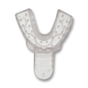 Vista Plastic Impression Tray #3 Med/Upper 12/Pk