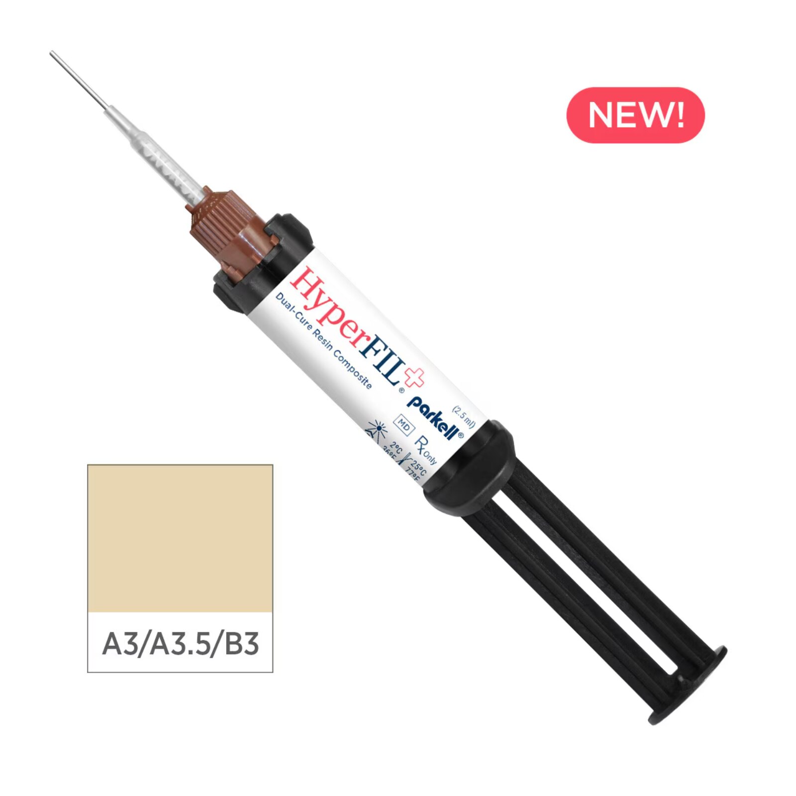 HyperFIL+ Bulk Fill Composite A3 / A3.5 / B3 Syringe Refill Ea thumbnail 6