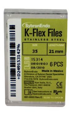 K-Flex Stainless Steel File, 21 mm, # 35, Green, 6/Pk, 15314 thumbnail 10