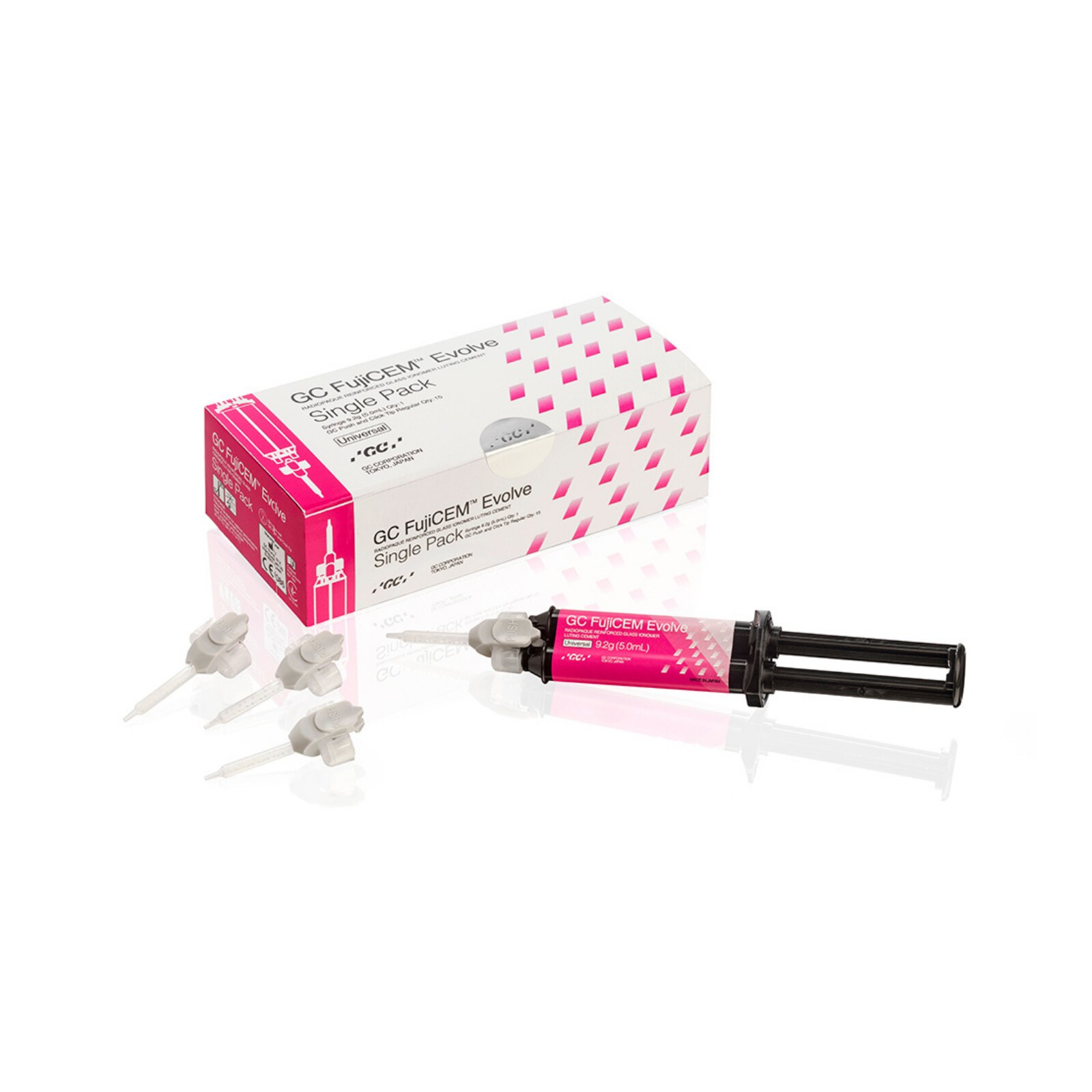 GC FujiCEM Evolve Automix Mixing Tips White / Clear Refill 15/Pk thumbnail 13
