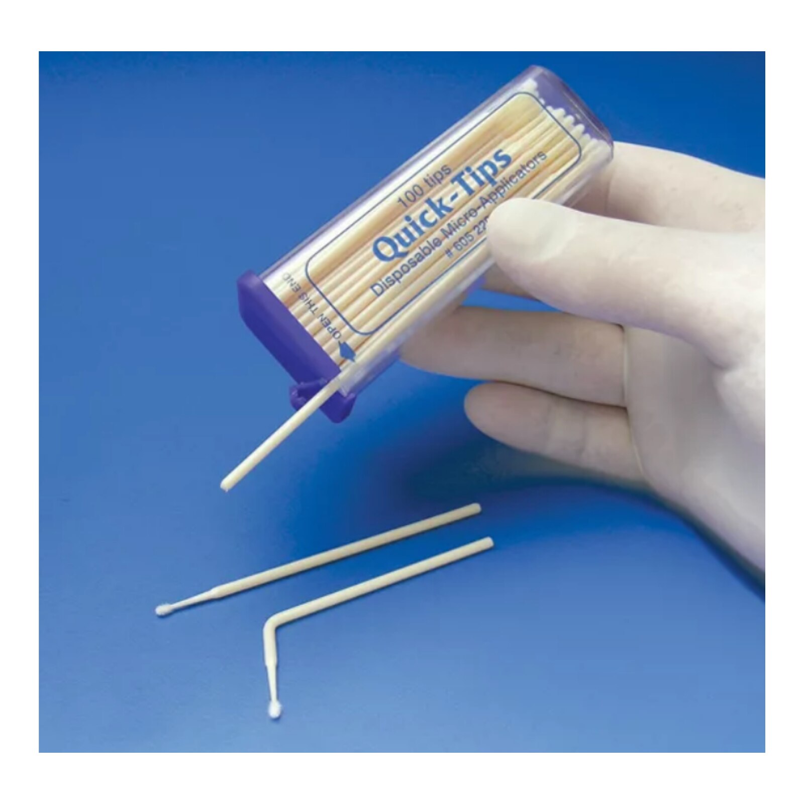 Quick-Tips Micro Applicators, White, 100/Pk thumbnail 9