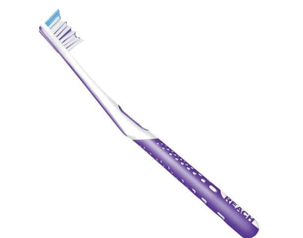 Reach Total Care Floss Clean Compact Soft Toothbrush 12/Pk image