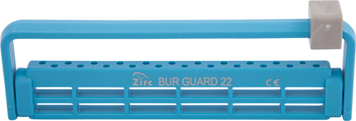 Steri-Bur Guard Bur Block Antimicrobial Microban 22 Hole Neon Blue Dtchbl Lid Ea thumbnail 3