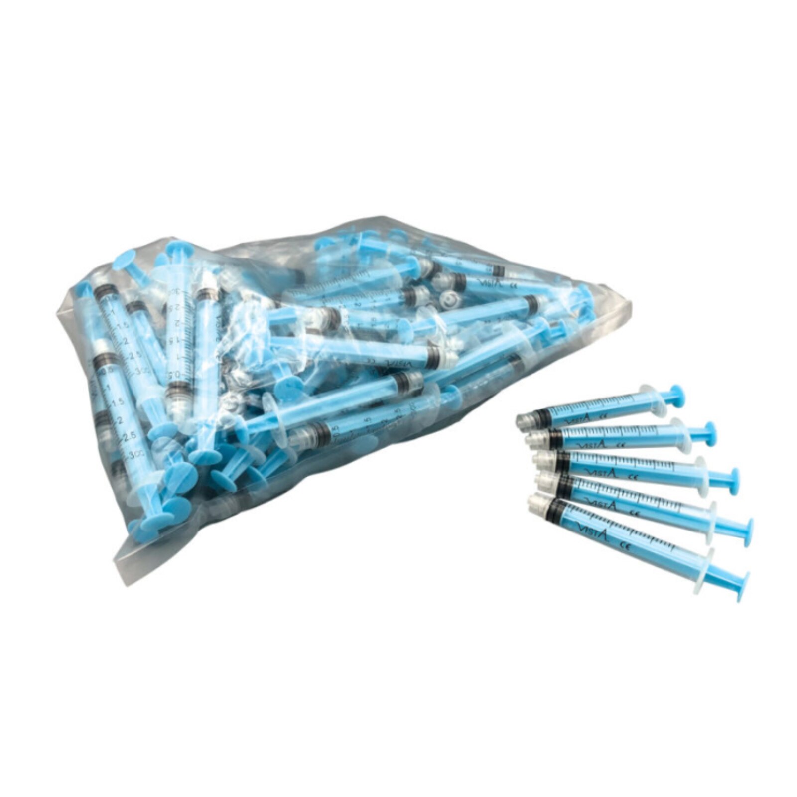 Luer Lock Style Irrigation Syringe 3 cc Blue thumbnail 10