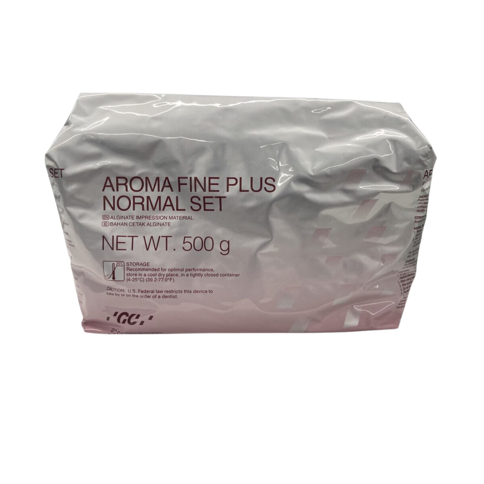 Aroma Fine Plus Dust Free Alginate 500 Gm Aluminum Foil Pouch Nrml St 500Gm/Ea thumbnail 3