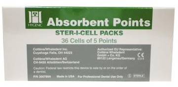 Ster-I-Cell Absorbent Paper Points, Medium, 180/Pk, H03204 product image