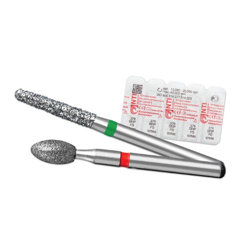 NTI Diamond Bur Friction Grip Fine 856L-020F 5/Pk thumbnail 5