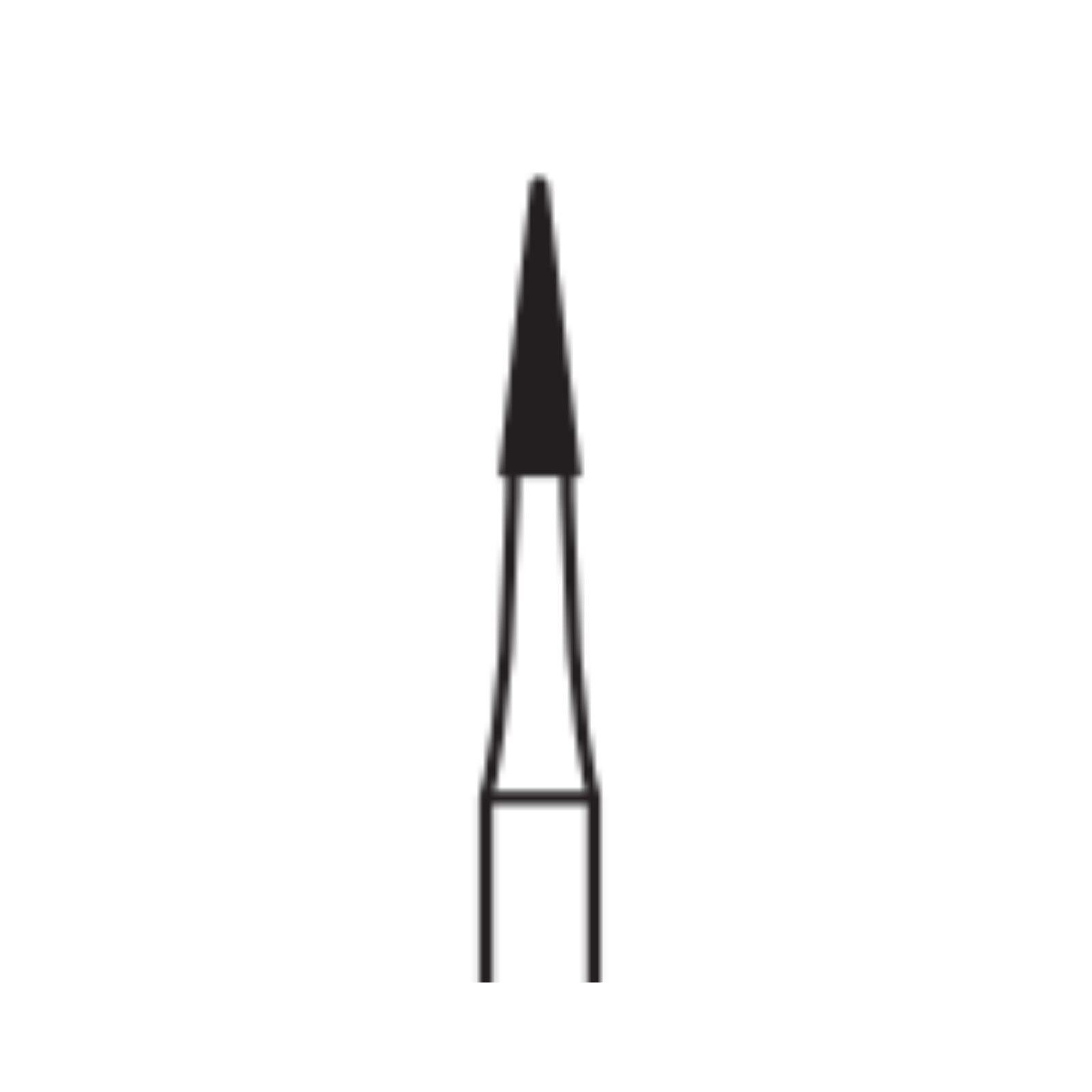 Robot Trimming & Finishing Carbide Burs, 8-Blade, FG, Flame, SH 133, 1.0 mm, 3/Pk, 0764-3 thumbnail 3