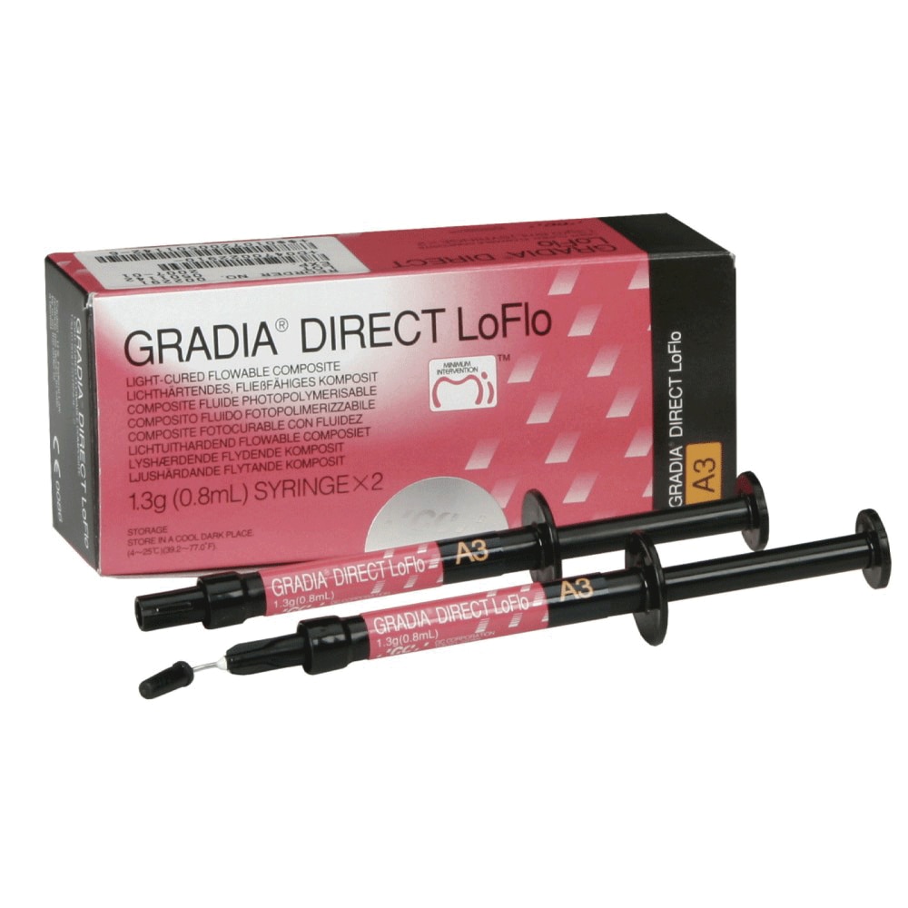 Gradia Direct LoFlo Microfilled Hybrid Resin Composite, Light-Cure, Syringe Refill, 1.3 g, A3.5, 2/Pk thumbnail 11