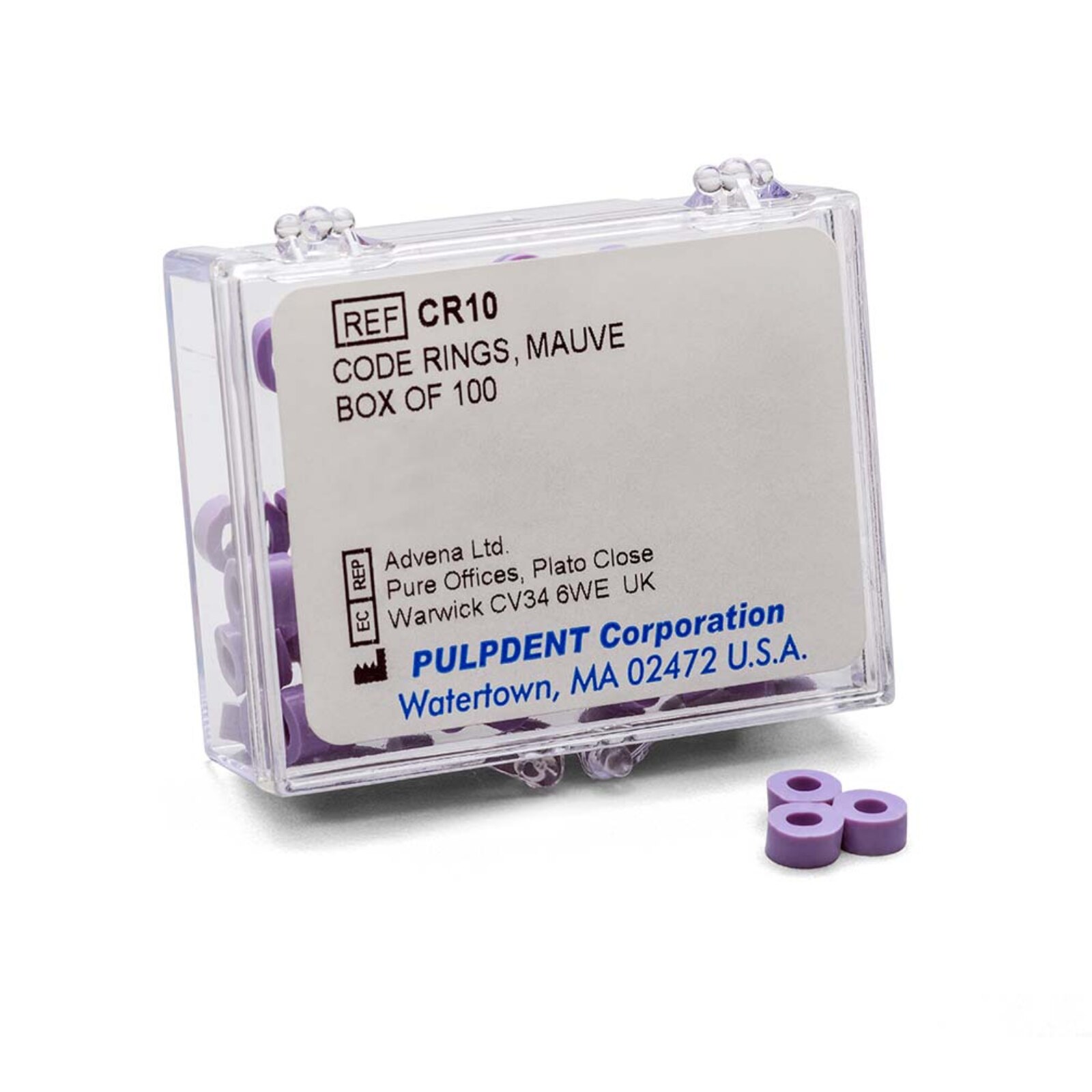 Color Code Rings Mauve 50/Bx product image