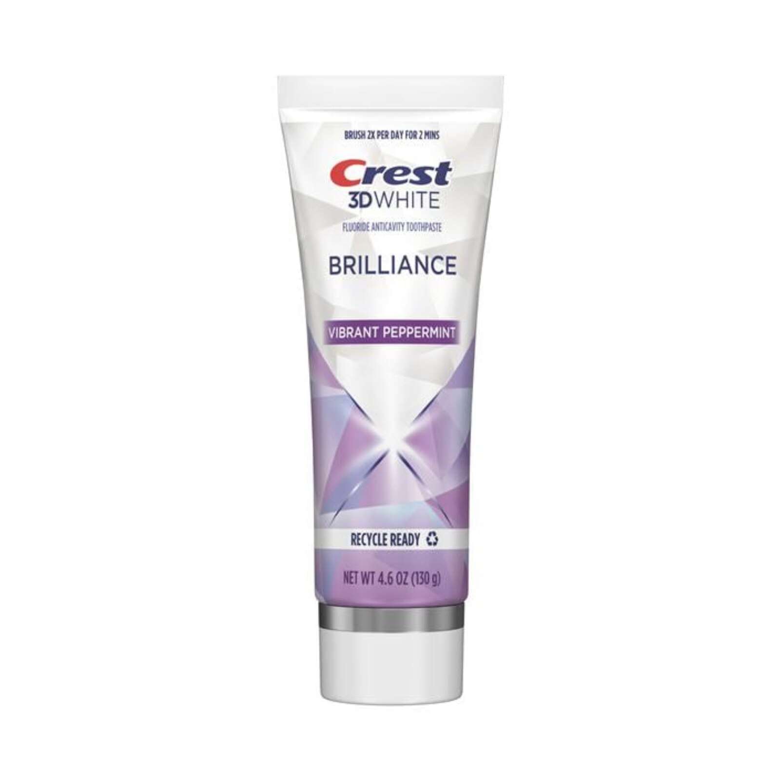 P&G - Crest 3D White Brilliance Toothpaste, Vibrant Peppermint, 4.6 oz Tube, 24/cs (Old #s 80701355, 80366214, 80345041) thumbnail 4