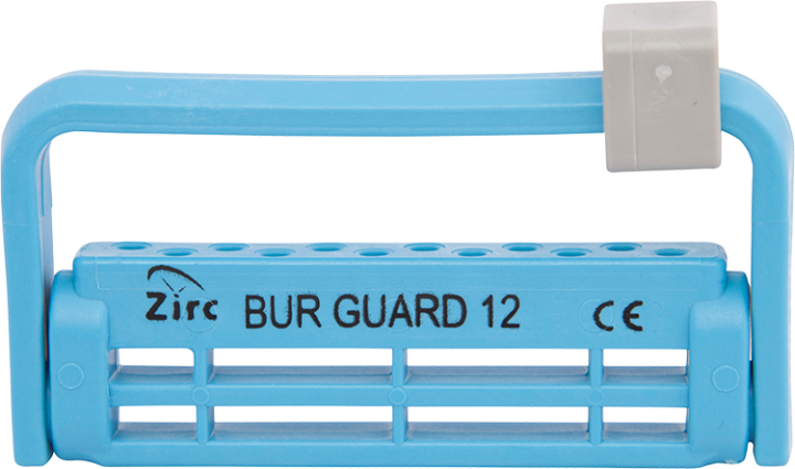 Steri-Bur Guard Plastic Bur Block, 12-Hole, Neon Blue, 1/Pk, 50Z406N product image