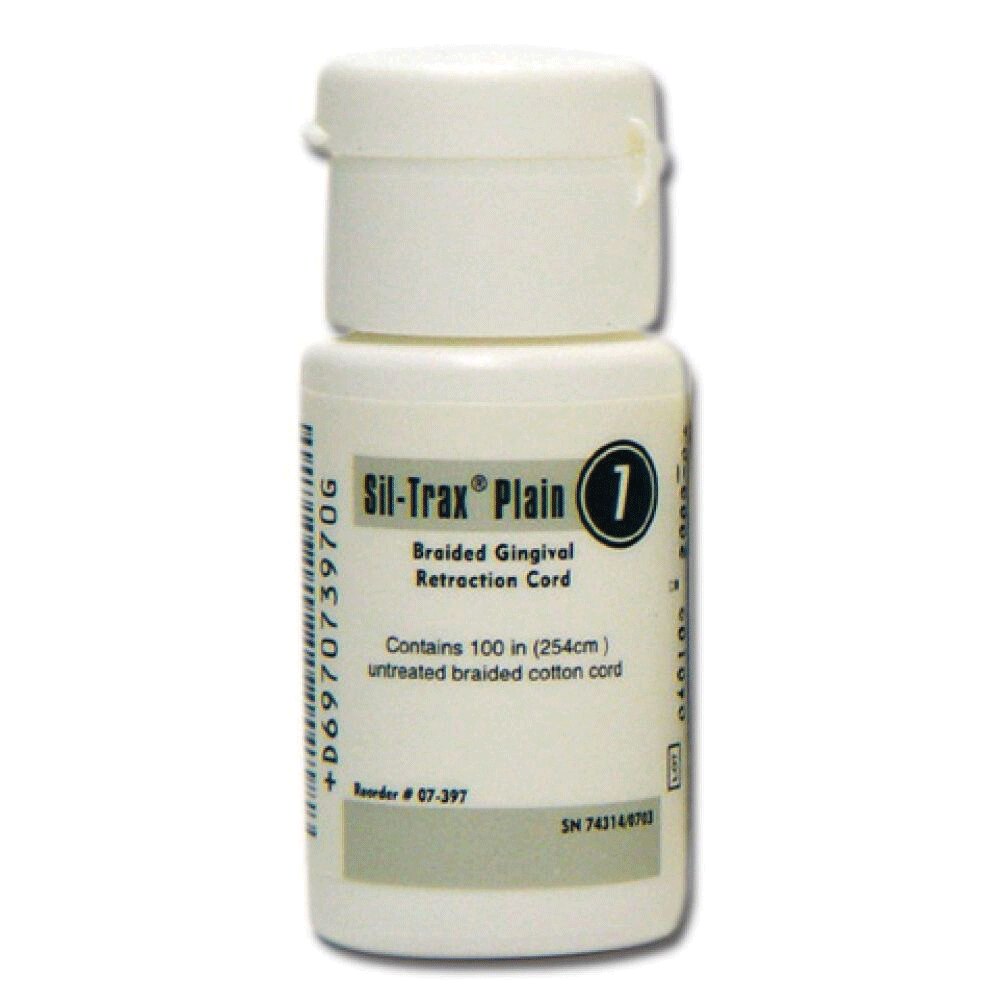 SilTrax Plain Braided Retraction Cord, # 7/00, Ultra Thin, 1/Pk, 07-397 thumbnail 5
