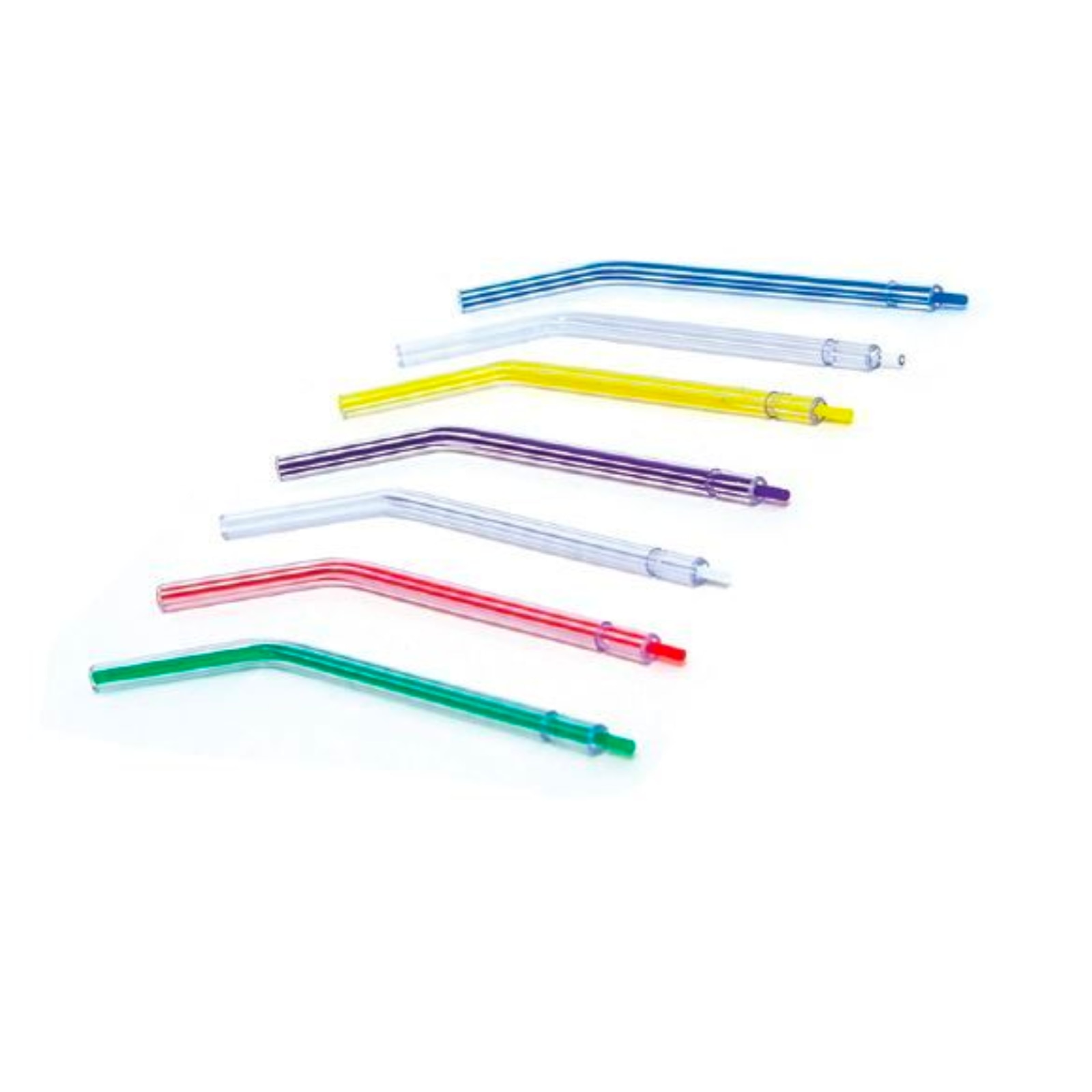 Crystal Tip Type Plastic Core Air/Water Tips, Rainbow, 250/Pk, AWPTC-250, AWPCT-250 product image