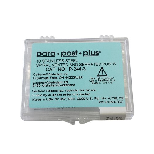 ParaPost Plus Posts, Stainless Steel, Bulk, Brown, 25/Pk, P2443B thumbnail 10