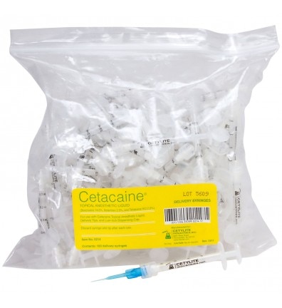 Cetacaine Topical Anesthetic Liquid Graduated Delivery Syringes, 50/Pk product image