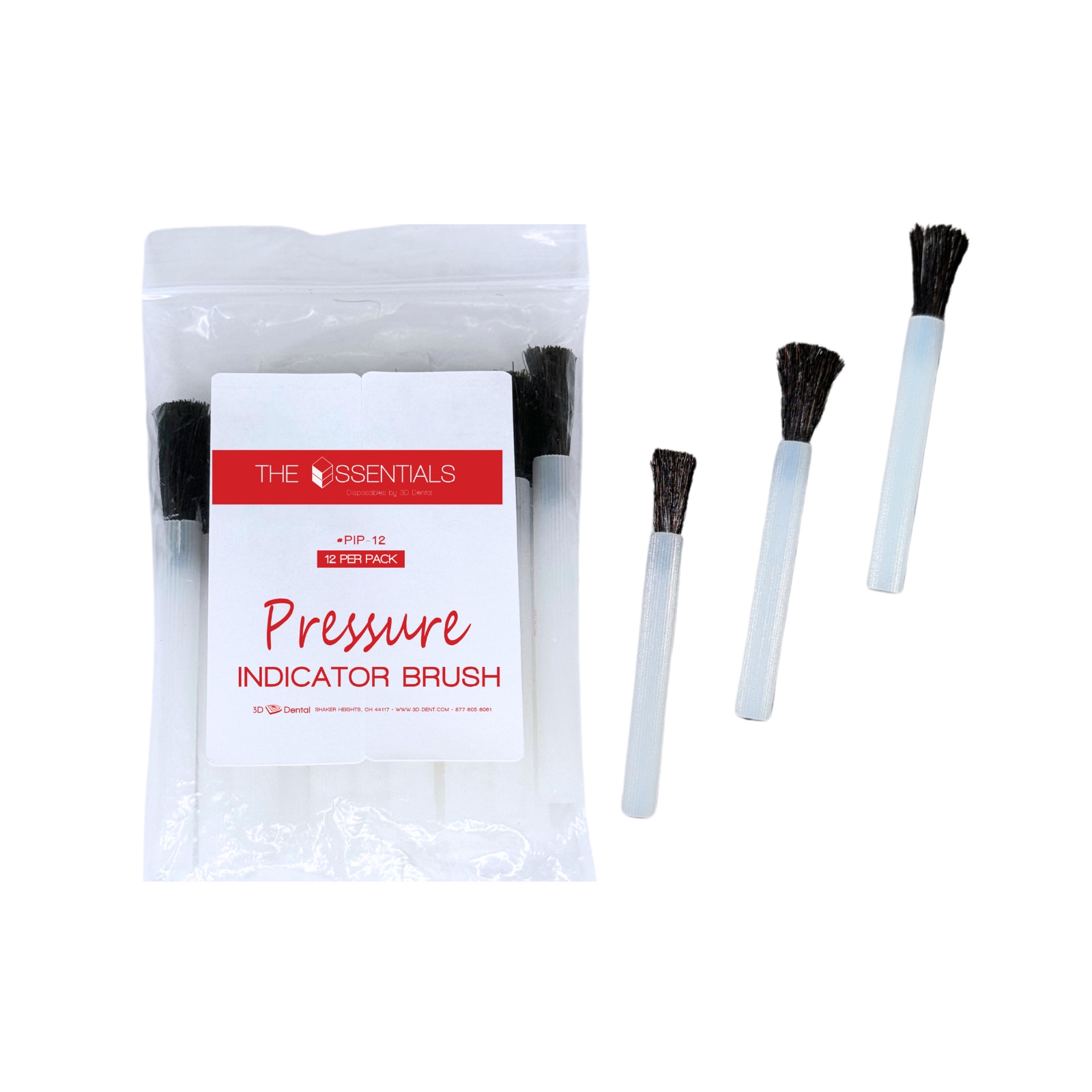 Essentials Pressure Indicator Paste Brushes 12/Bag product image