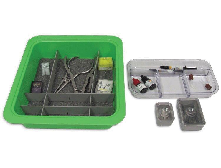 Procedure Tubs, Complete Tub Kit, Neon Green, 1/Pk, 20Z455P thumbnail 6