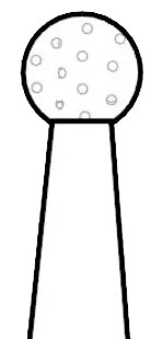 Two Striper Diamond Burs, FG, Round, 125, 1.8 mm, Coarse, Green, 5/Pk, 2015006 product image