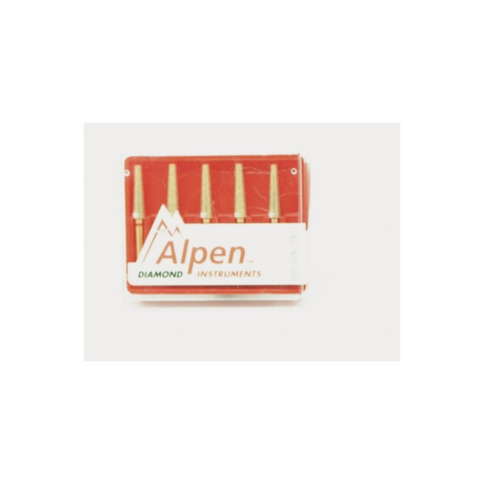 Alpen Multi-Use Diamond Burs, FG, Round, # 801, 2.3 mm, Fine, Red, 5/Pk, 60031885 product image