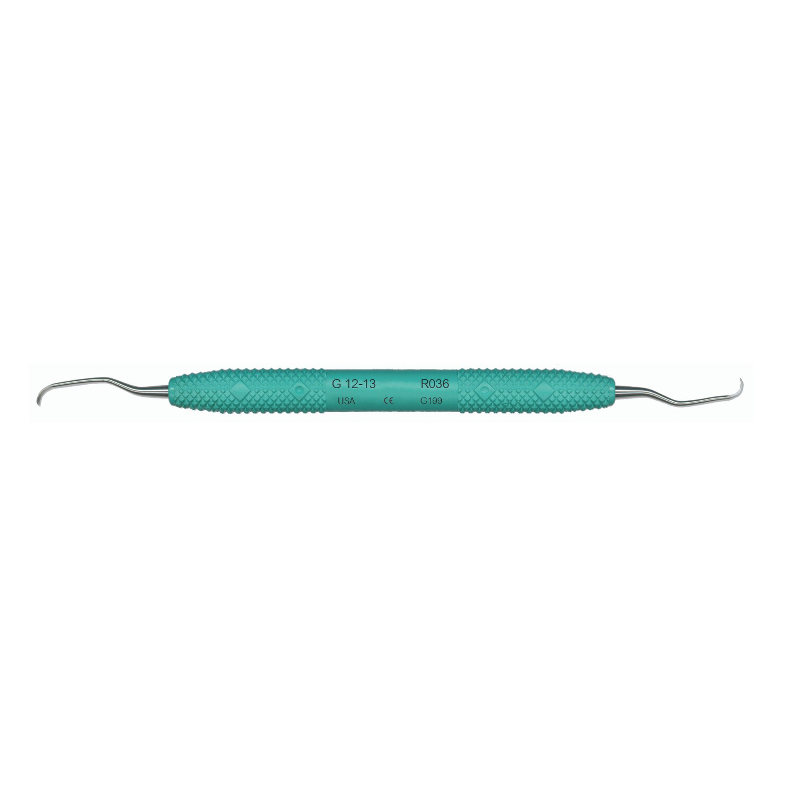 Amazing Gracey Curette, Double-Ended, 12/13, Green, 1/Pk, R036 thumbnail 6