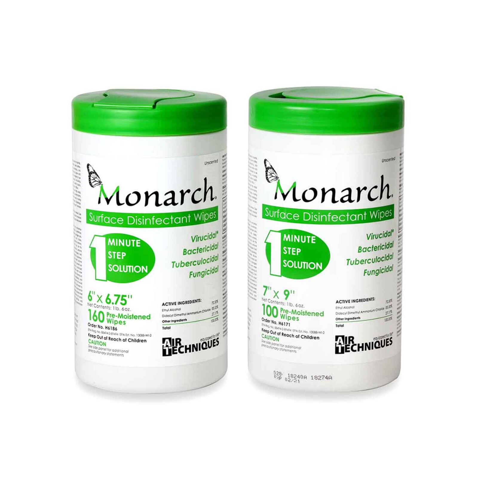 Monarch Disinfectant Wipes X-Large Canister 100/Cn thumbnail 10