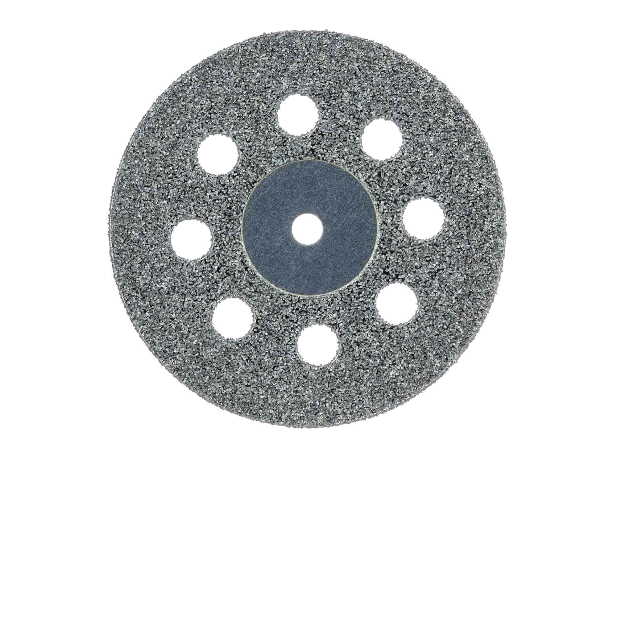 Diamond Discs, Stiff Perforated Double Sided, Unmounted, # 918, 22 mm, Medium, Blue, 1/Pk, 918D-220-UNM - Diamond Discs, Stiff Perforated Double Sided, Unmounted, # 918, 22 mm, Medium, Blue, 1/Pk, 918D-220-UNM - Image 1