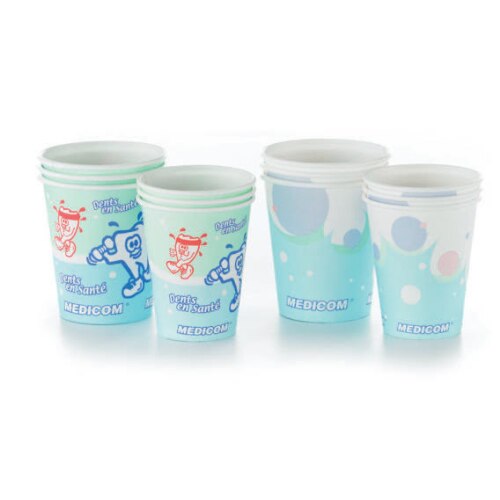 Poly Coated Paper Cups, 5 oz, Healthy Teeth, 1000/Pk, 116-CH product image