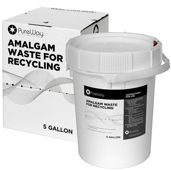 Amalgam Waste Recycling System 5 Gallon Bucket DC Dental