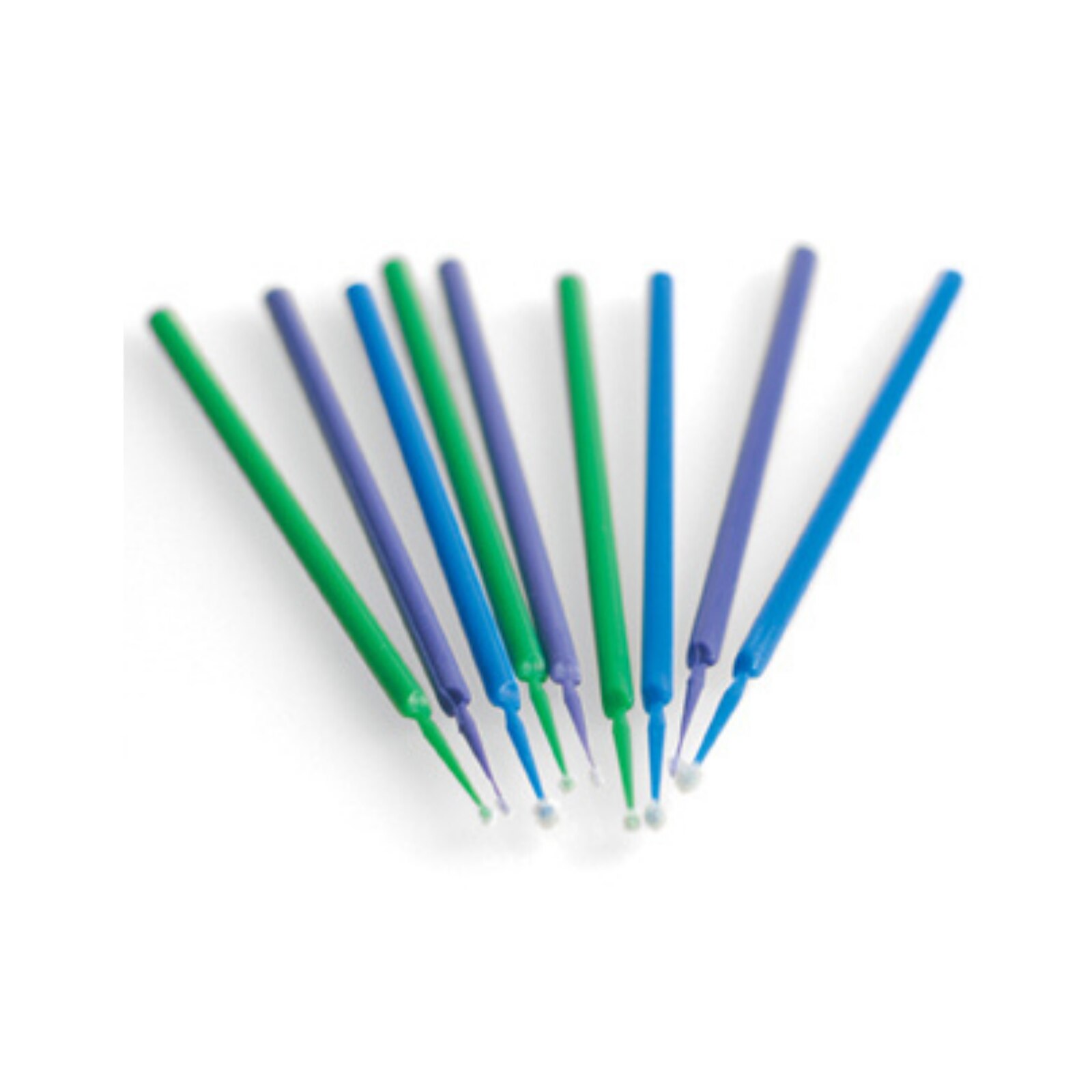 Points Disposable Brush Applicators, Fine, Light Green, 400/Pk thumbnail 9