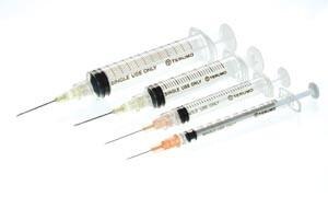 SurGuard 3 Hypodermic Syringe/Needle 20gx1.5 3cc Yw LL Sfty No Dead Spc 100/Bx product image