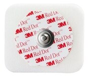 Red Dot Electrode Foam Tape/Gel 4x3.5cm 50/Bag