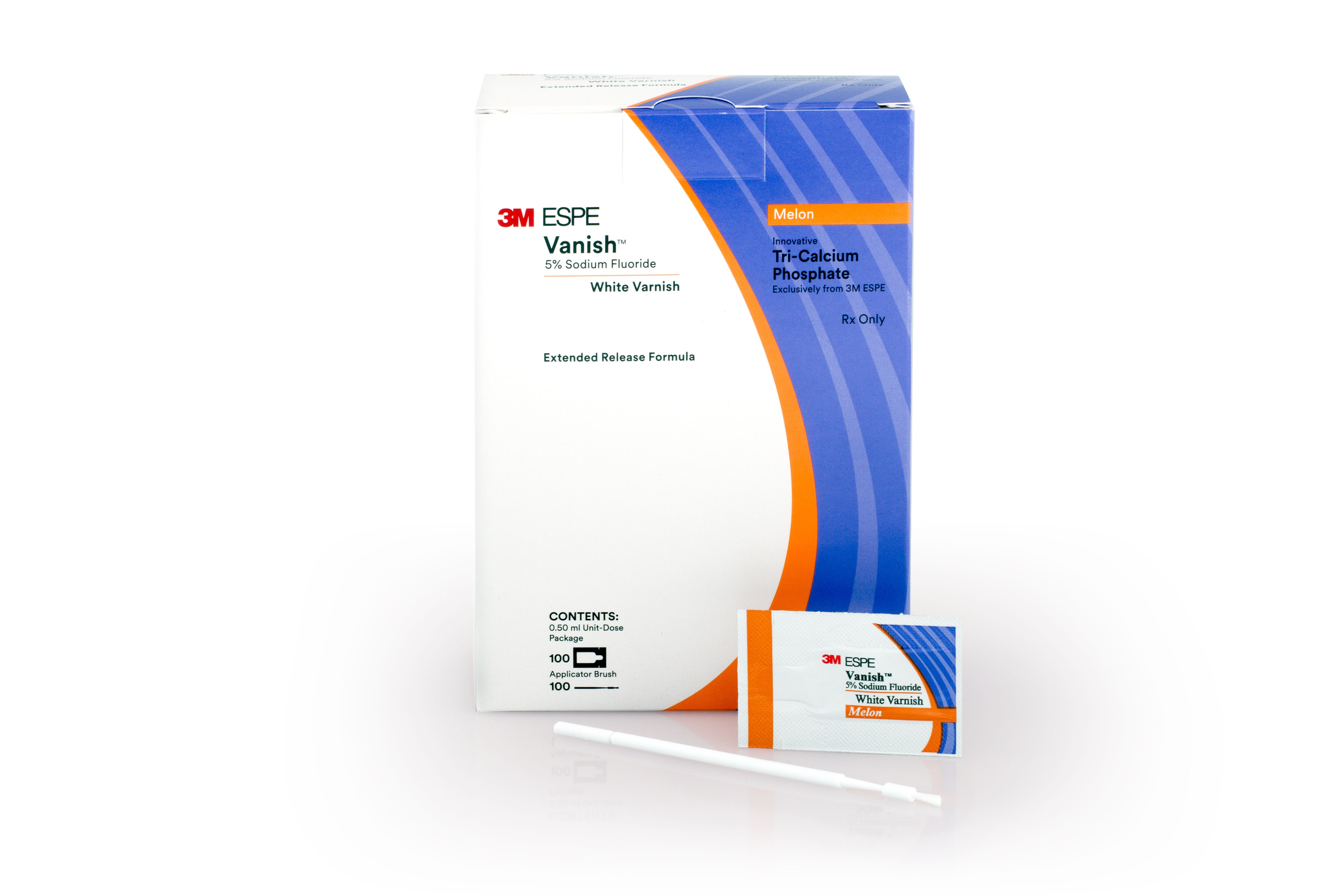 3M™ Vanish™ Varnish Bulk Pack 5% Sodium Fluoride 0.5 mL Melon White 1000/Pk thumbnail 8