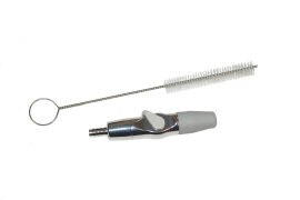 Economy Saliva Ejector Valve, with Plastic Lever and Threaded Tip, Anodized Aluminum, 1/Pk, 5650 thumbnail 3