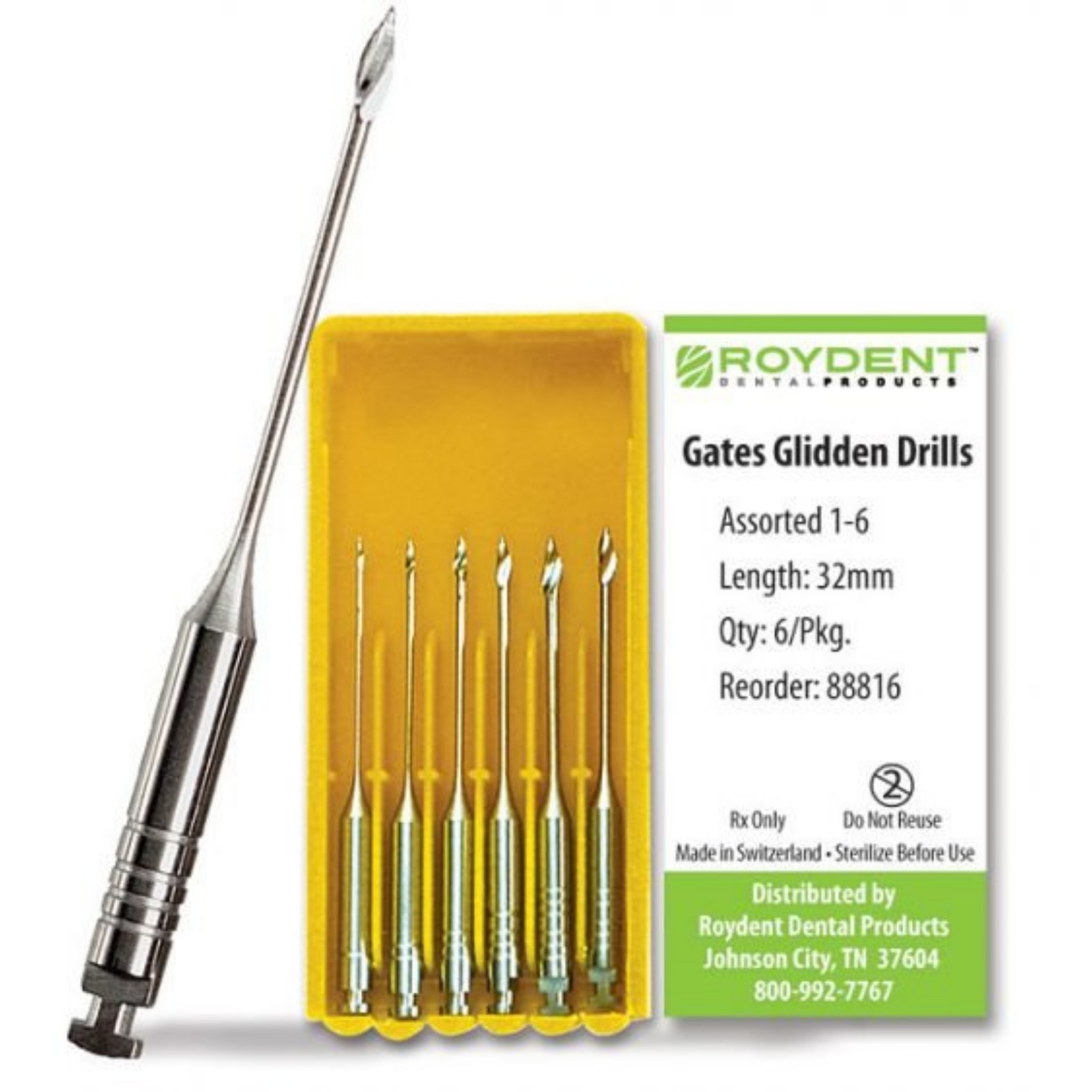 Gates Glidden Drill 32 mm Size 1 6/Bx product image