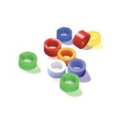 Color Code Instrument Rings Large 50/Pk Ocean Blue